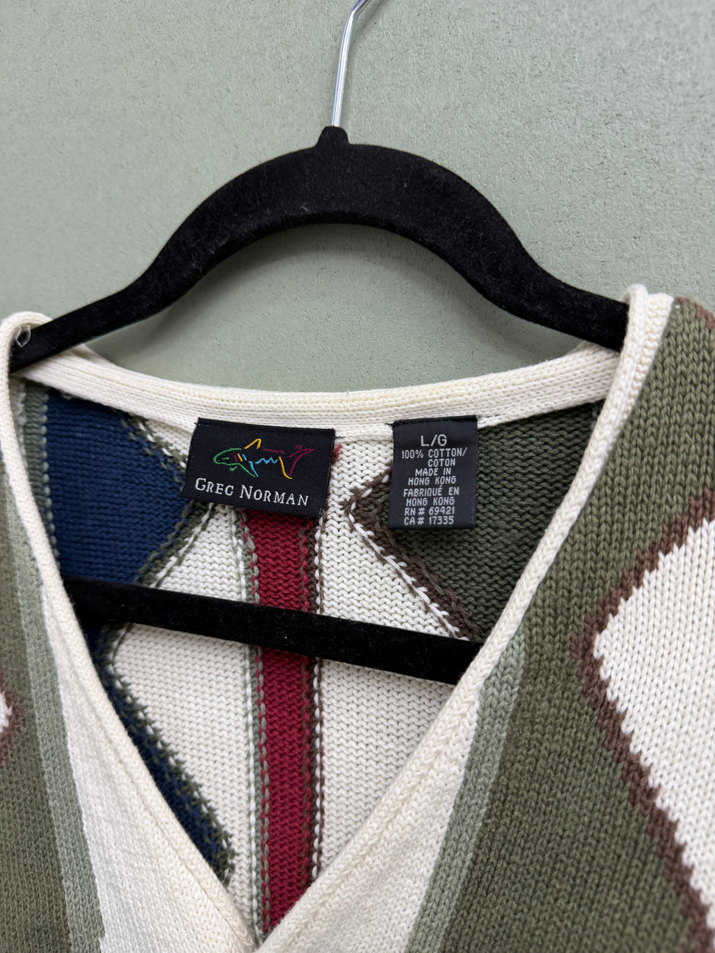 Greg Norman Vest L