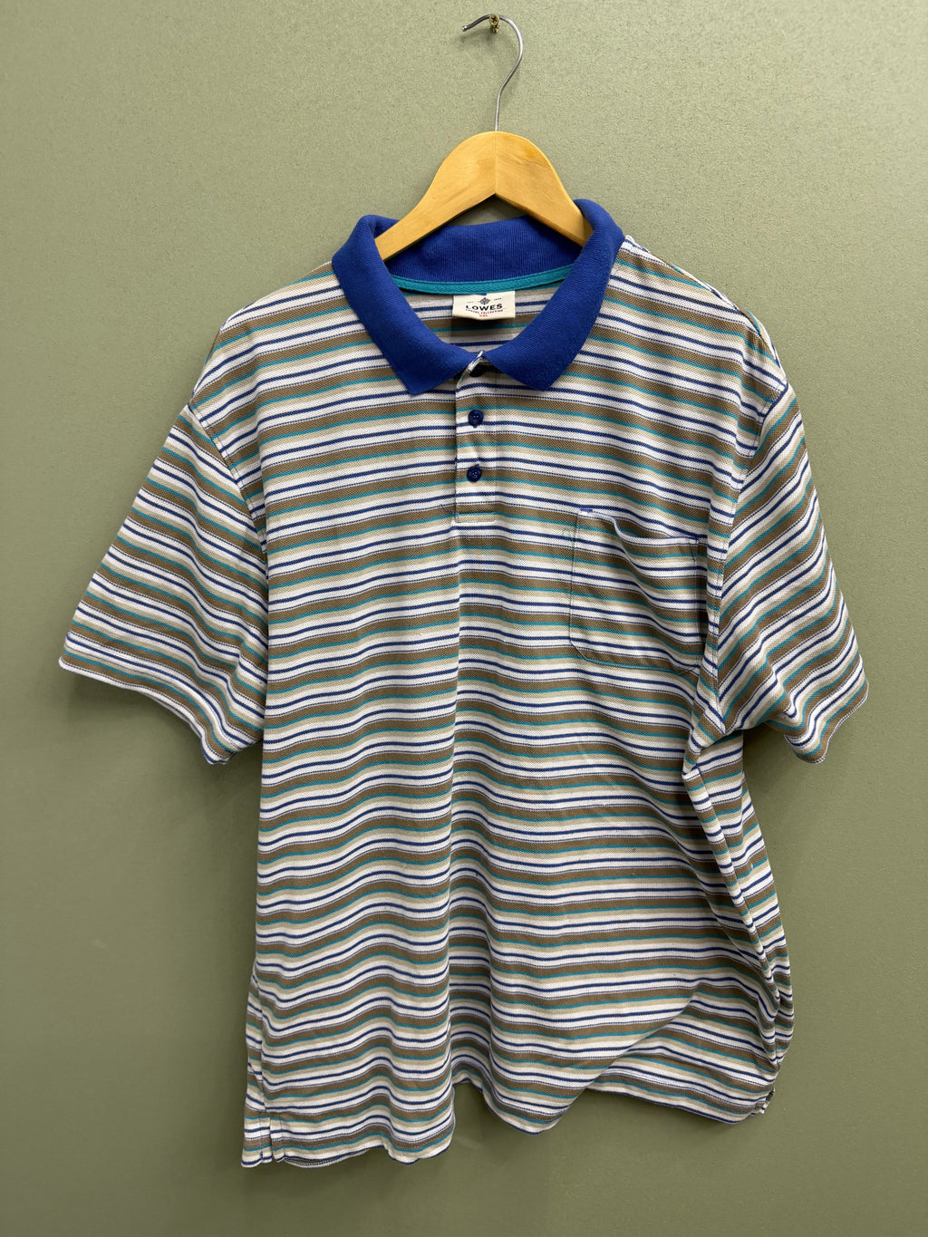 Stripy lowes Polo XXL