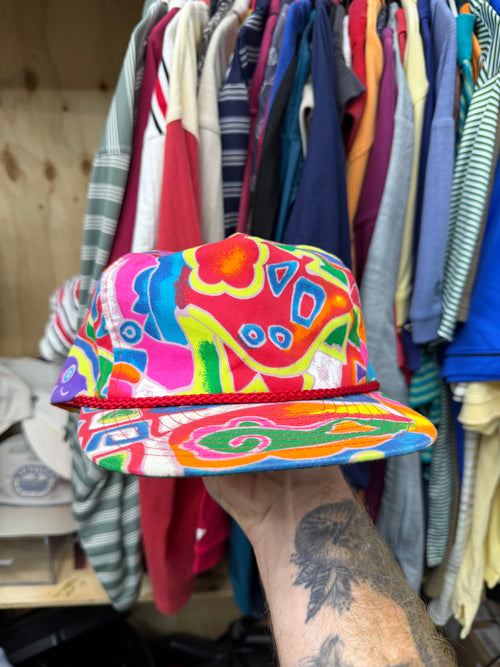 Abstract Rope Cap