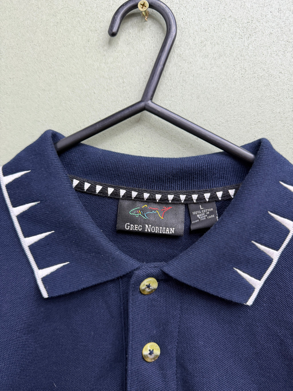 Greg Norman Shark Neck L