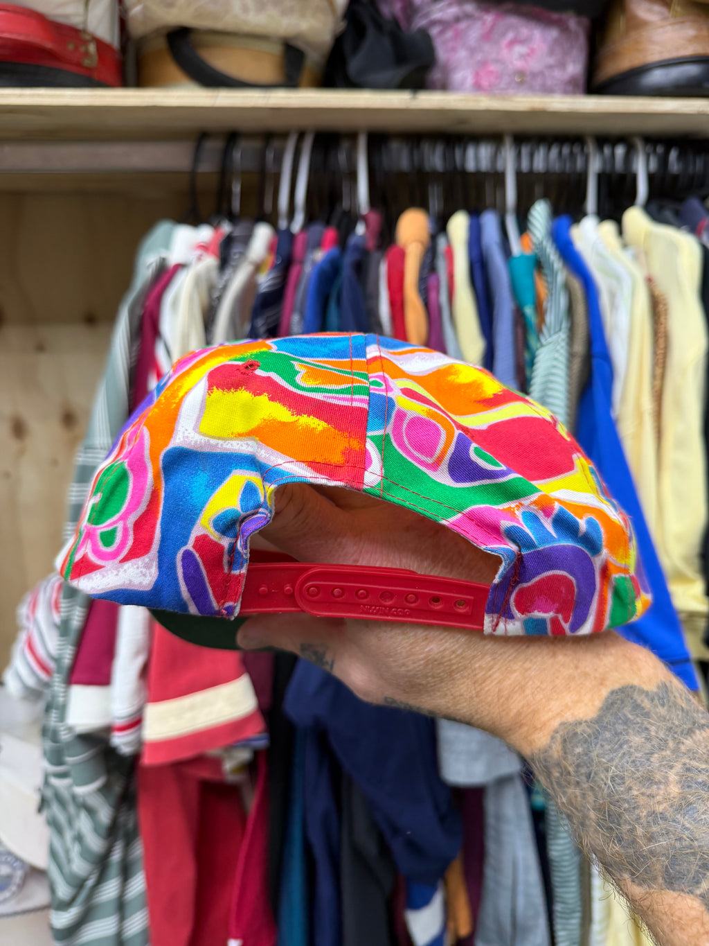 Abstract Rope Cap