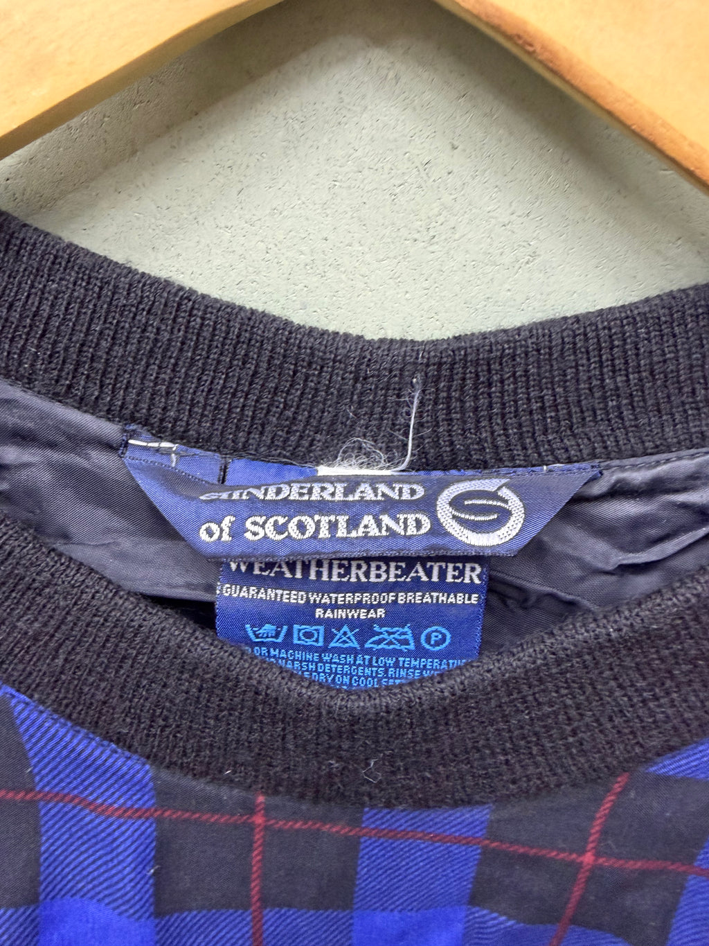 Plaid windbreaker XL