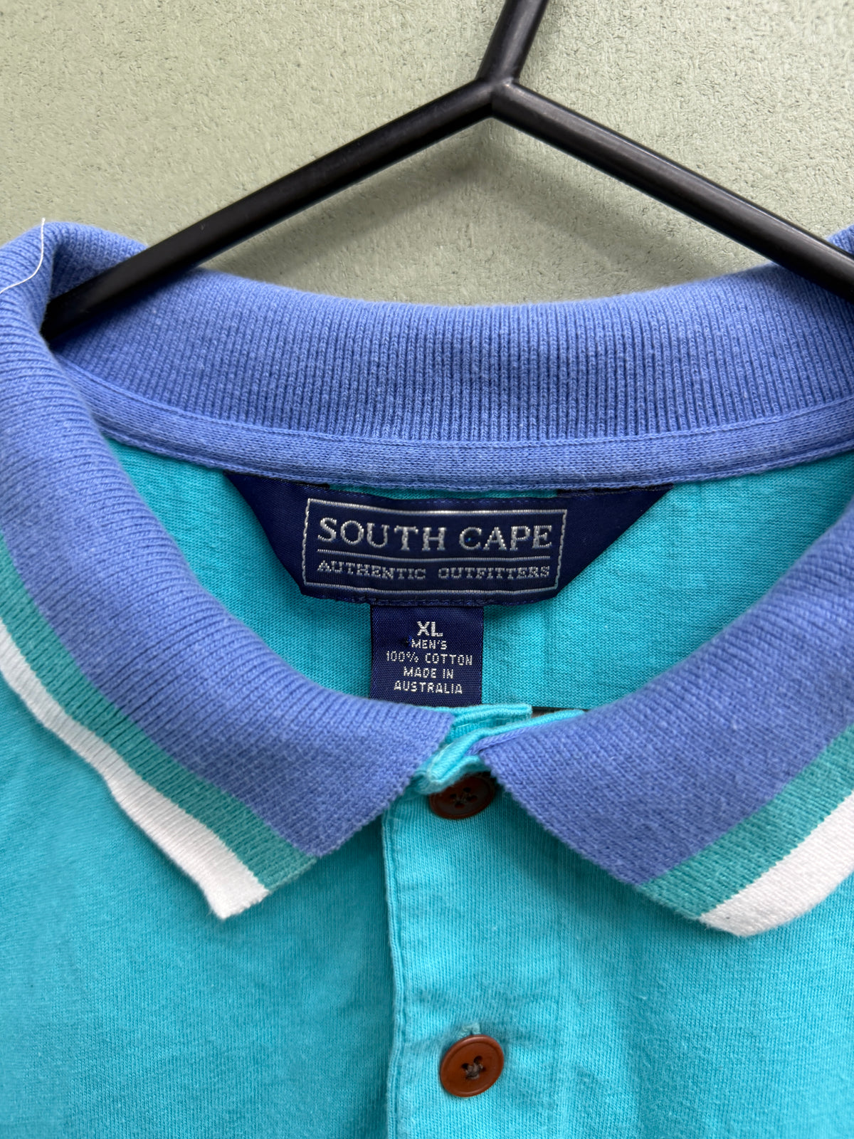 Vtg Boxy Polo XL