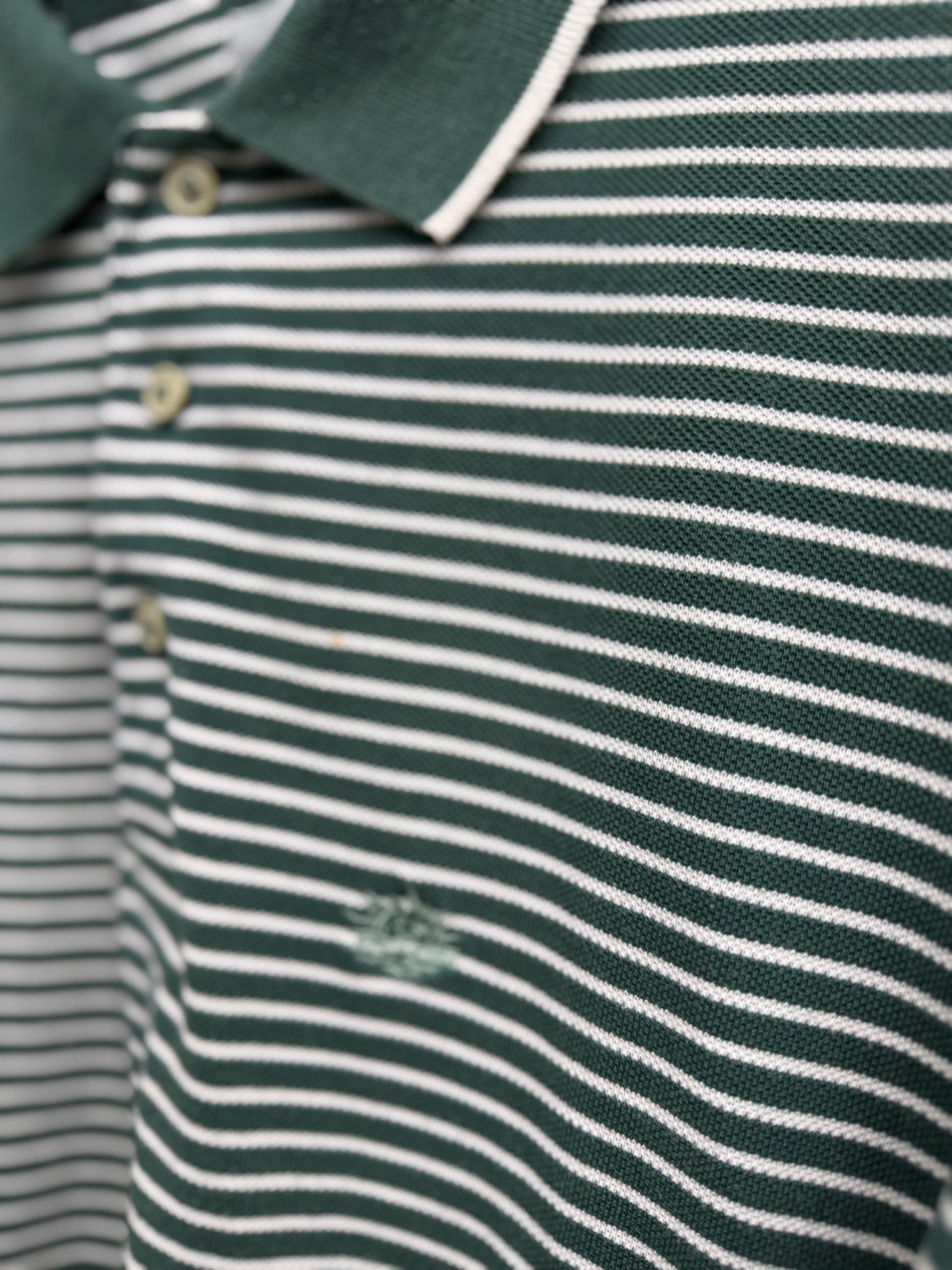 Vtg Stripe Polo M
