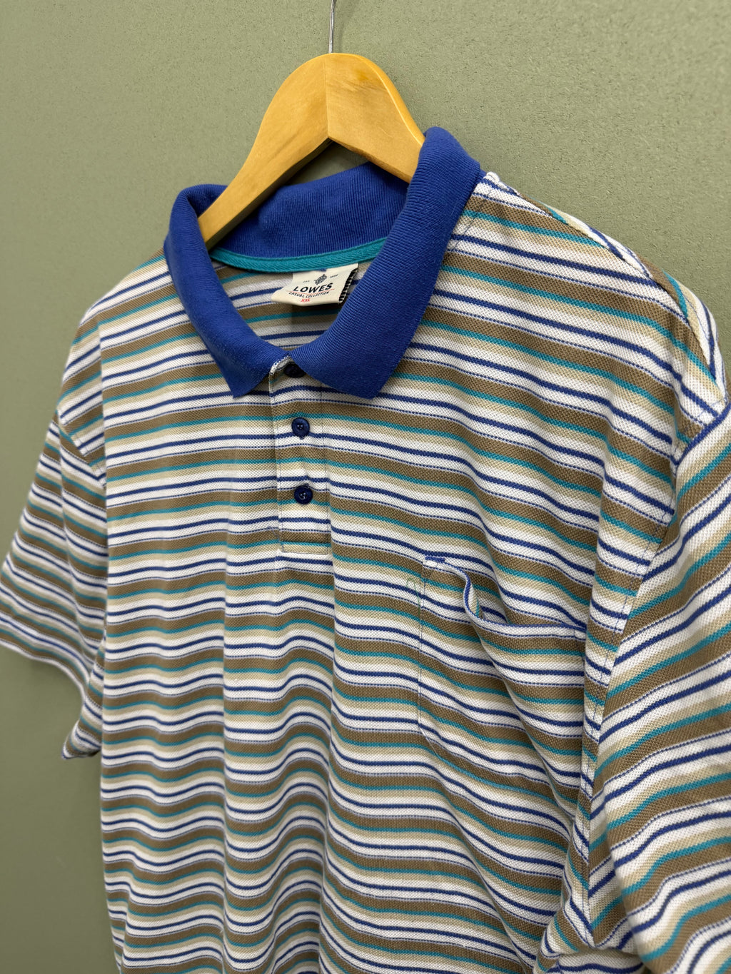 Stripy lowes Polo XXL