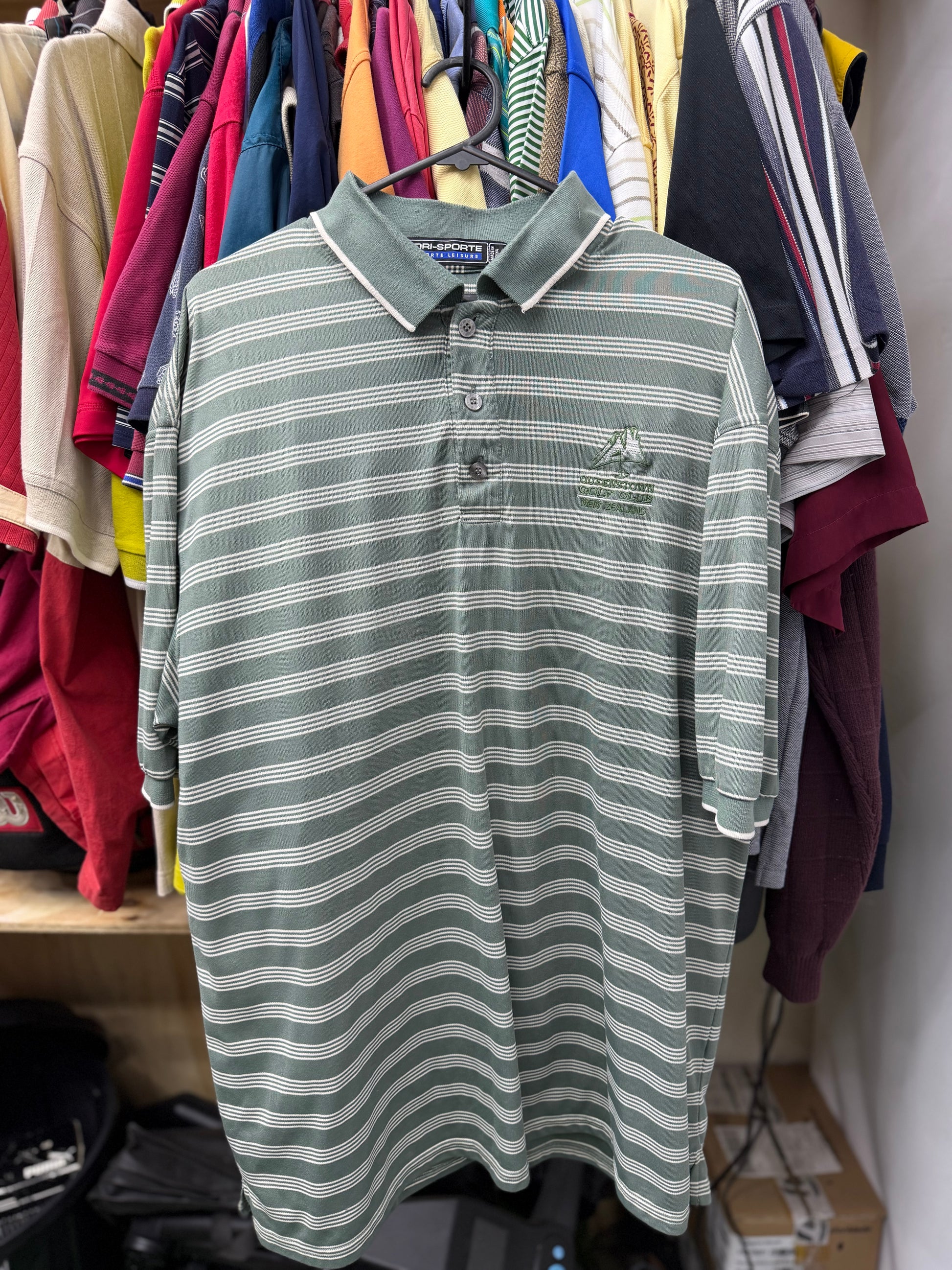 Vintage Queenstown GC polo XL
