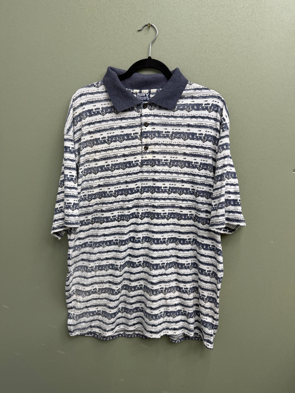 Vintage AOP Polo XL