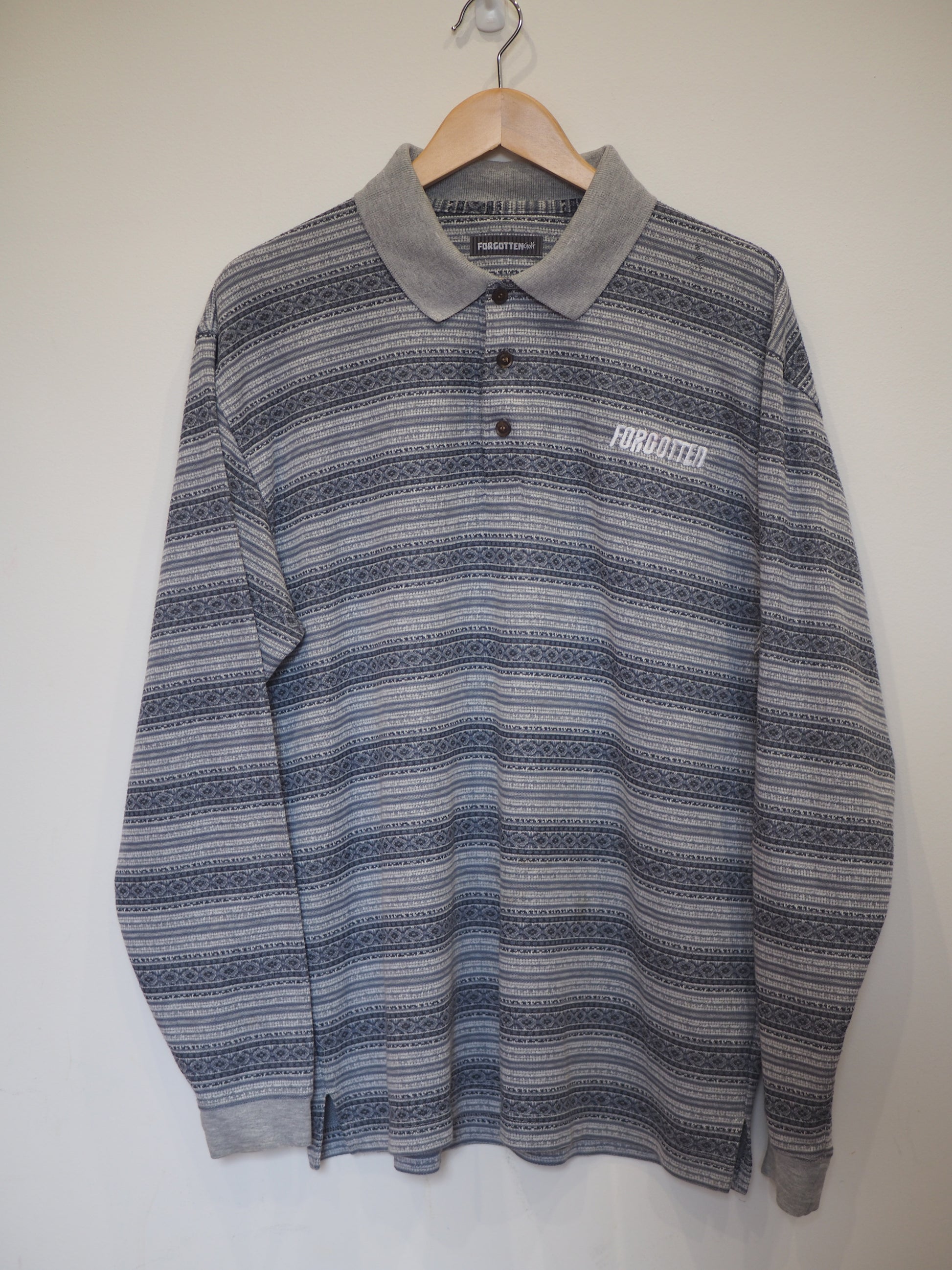 Forgotten Long Sleeve Polo (XL)