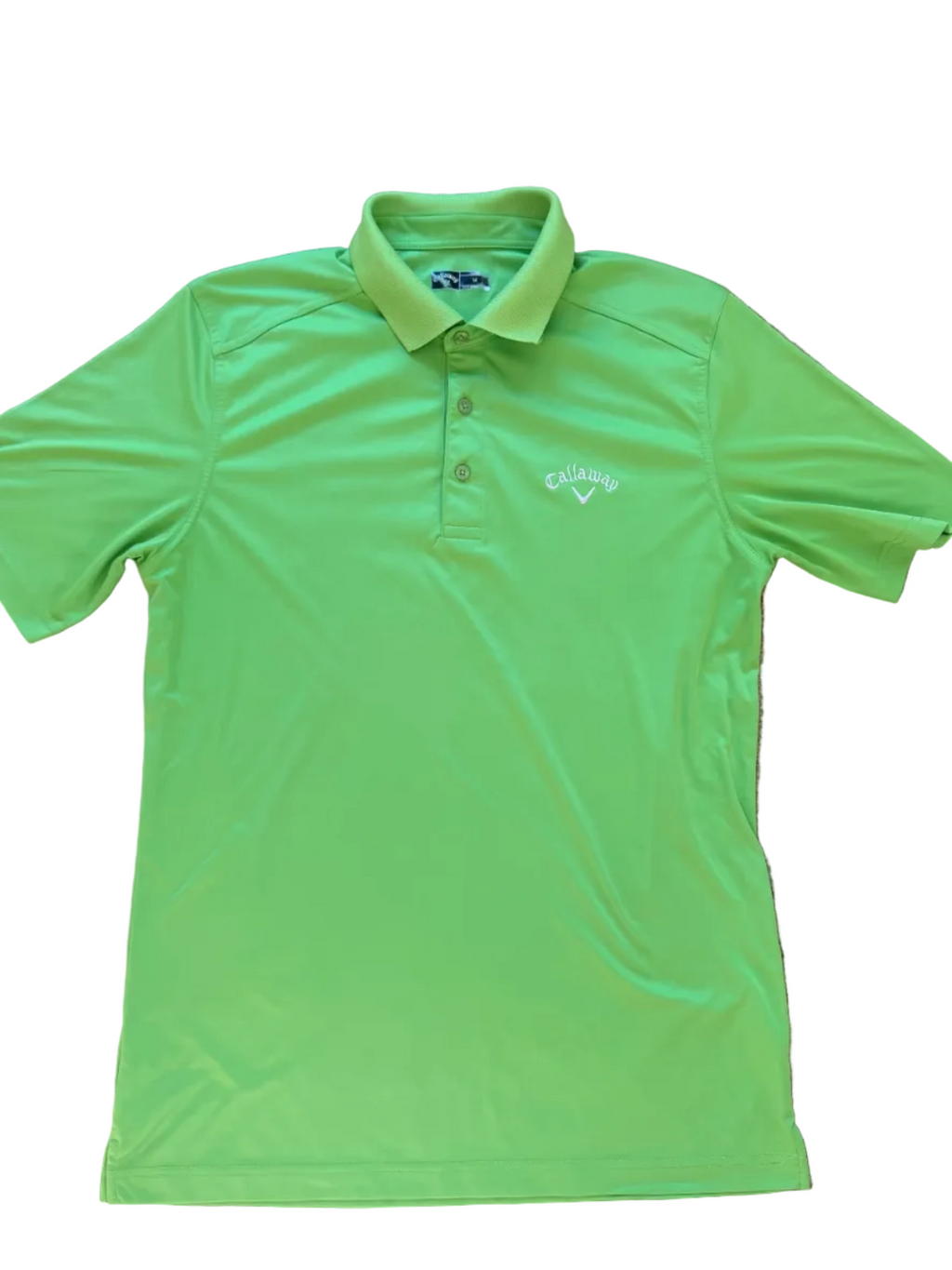 Neon Green Callaway Polo M