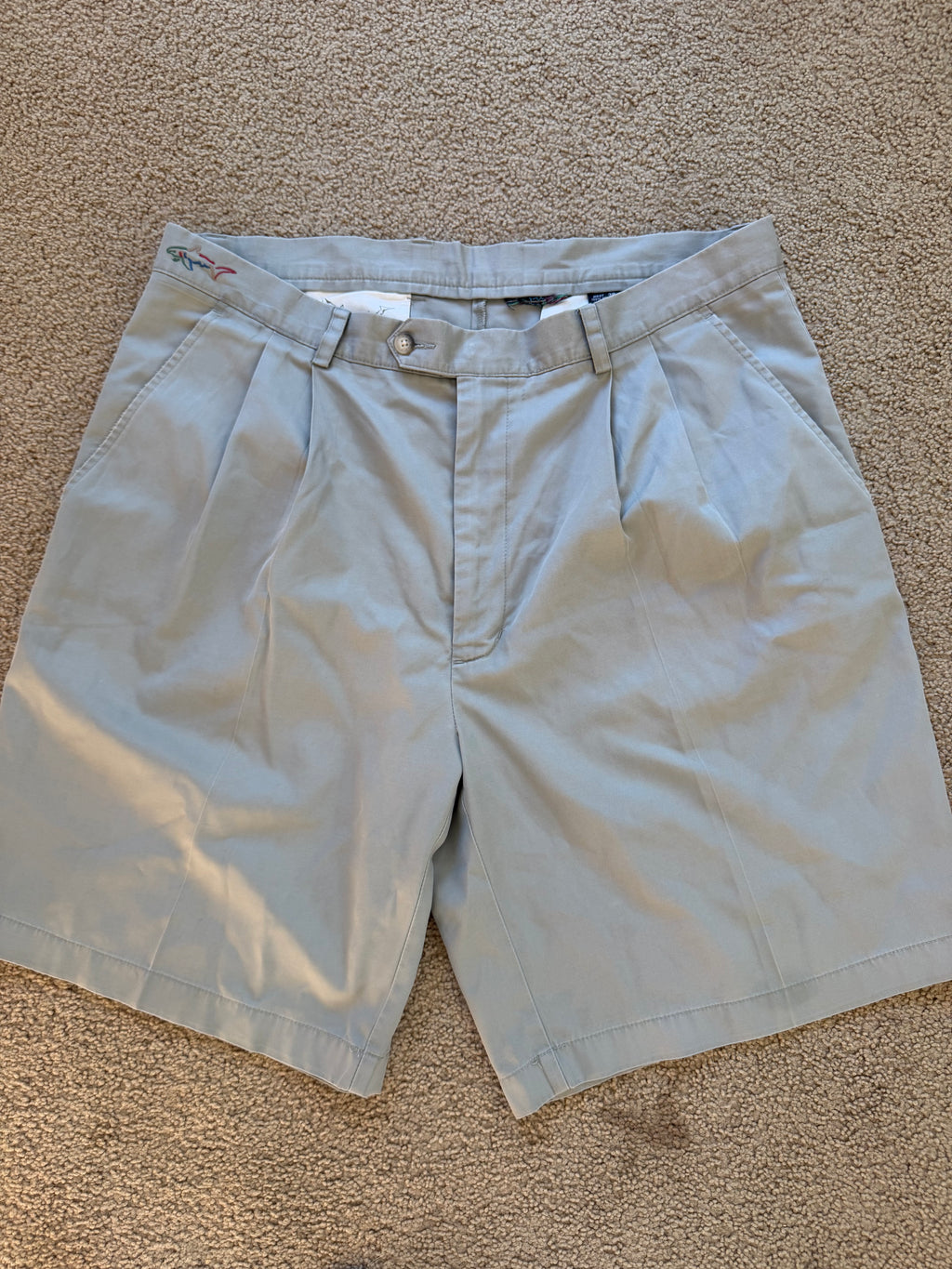 Baggy Pleated Norman Shorts 38