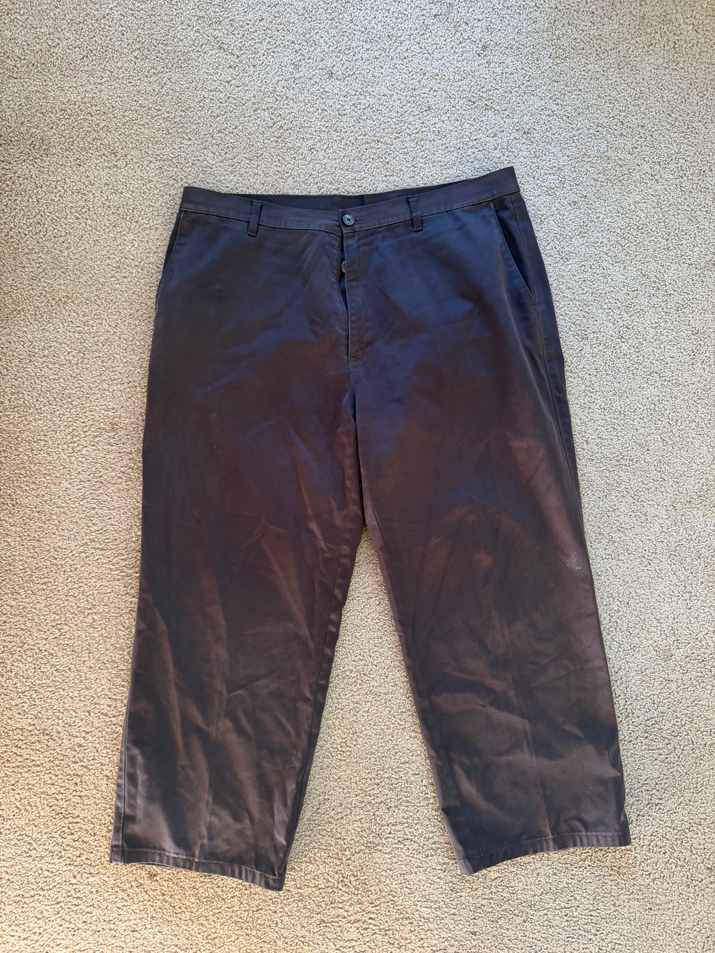 Baggy Brown Waxy pants 40